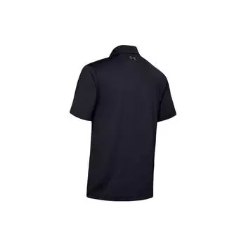 Under Armour однотонная рубашка поло прямого кроя с короткими рукавами, мужские топы, черные 1351129-001 M