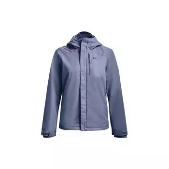 Under Armour Однотонная спортивная фитнес-тренировочная теплая куртка три в одном женские куртки синего цвета 1371593-767 XS