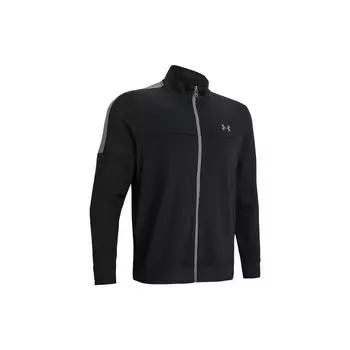 Under Armour однотонная спортивная куртка на молнии для мужчин, черные куртки 1377399-001 XXL