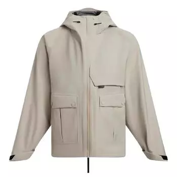 Under Armour однотонная спортивная модная куртка с капюшоном и длинным рукавом женские куртки цвета хаки 1388061-289 S