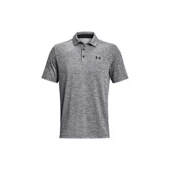 Under Armour Однотонная спортивная рубашка поло с коротким рукавом для гольфа, мужские топы, серая 1378673-002 XXL