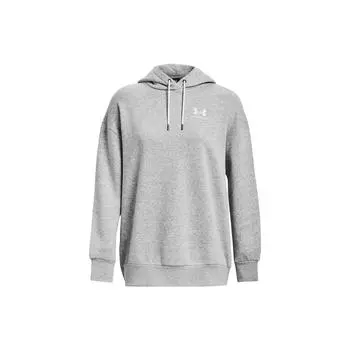 Under Armour Однотонная толстовка свободного кроя с капюшоном, женская толстовка с капюшоном, серая 1379495-012 S