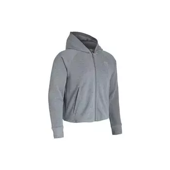 Under Armour Однотонная тренировочная куртка с капюшоном, женские куртки, серая 1379881-011 S