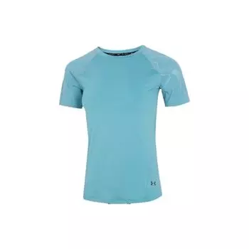 Under Armour Однотонная женская спортивная футболка с круглым вырезом, цвет синий 1360853-476 S