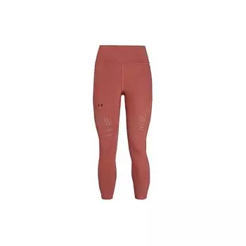 Under Armour Однотонные эластичные повседневные дышащие спортивные длинные брюки женские низы розово-красные 1383553-611 M