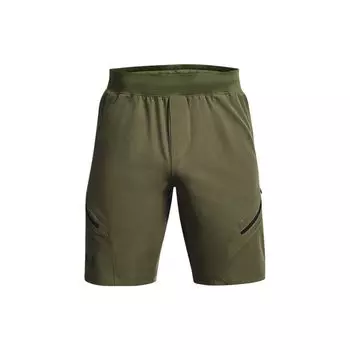 Under Armour Однотонные эластичные тренировочные шорты Мужские плавки Зеленые 1374765-390 M