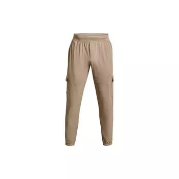 Under Armour Однотонные эластичные тренировочные трикотажные брюки мужские коричневые 1380358-236 M