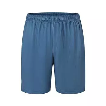 Under Armour Однотонные быстросохнущие дышащие трикотажные спортивные шорты средней посадки унисекс синие 23500203-343 M