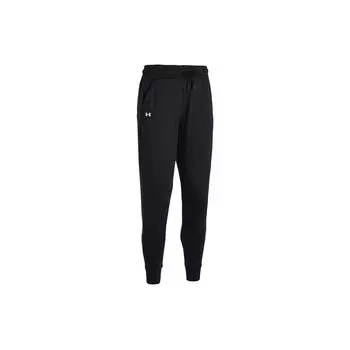 Under Armour Однотонные джоггеры с логотипом и завязками на шнурке, женские брюки, черные 1373083-001 L