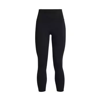 Under Armour Однотонные компрессионные тренировочные брюки-капри женские, черные 1372120-001 L