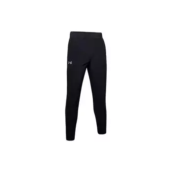 Under Armour однотонные повседневные длинные вязаные спортивные брюки мужские черные 1342962-001 S