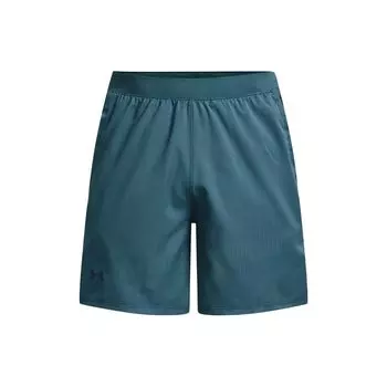 Under Armour однотонные повседневные шорты прямого кроя с клетчатым принтом и эластичной резинкой на талии, мужские брюки статического синего цвета 1376583-414 L