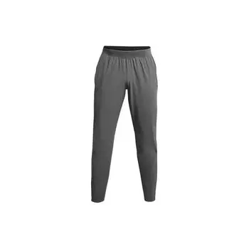 Under Armour Однотонные повседневные удобные трикотажные спортивные брюки для бега со средней посадкой, мужские низы, серые 1376800-025 M