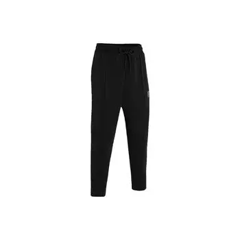 Under Armour Однотонные прямые повседневные спортивные брюки на шнуровке женские брюки черного цвета 1379066-001 XS