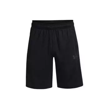 Under Armour однотонные прямые шорты с эластичной резинкой на талии, мужские брюки, черные 1370220-001 S