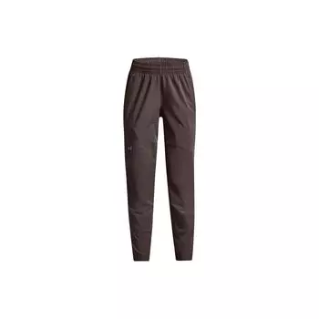 Under Armour Однотонные прямые спортивные брюки с вышитым логотипом и эластичным поясом, женские плавки, серые 1379018-057 L