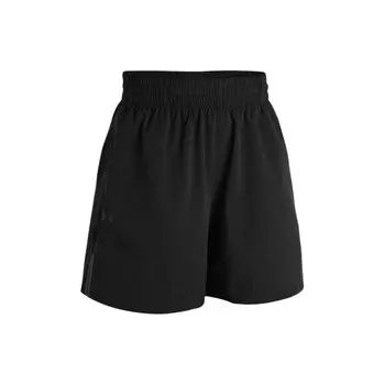 Under Armour Однотонные прямые удобные повседневные шорты женские шорты черные 1385892-001 XS