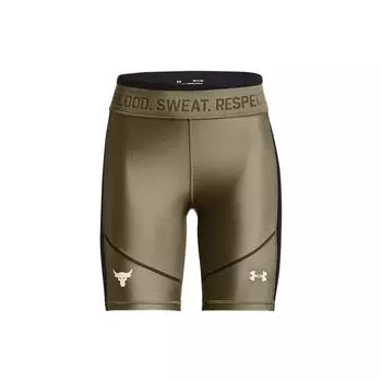 Under Armour Однотонные шорты для фитнеса женские шорты зеленые 1366005-361 XL