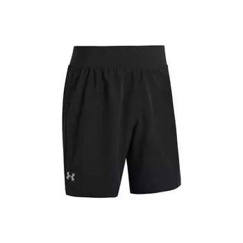 Under Armour Однотонные шорты с эластичной талией 7 дюймов, мужские шорты черного цвета 1377484-001 M