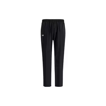 Under Armour Однотонные спортивные трикотажные тренировочные брюки мужские, черные 21500744-001 M