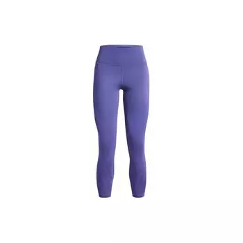 Under Armour Однотонные светоотражающие облегающие спортивные брюки с завязками на высокой талии, женские брюки цвета карбон-синий 1383367-561 S