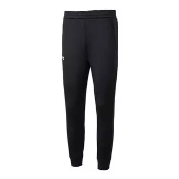 Under Armour Однотонные свободные дышащие трикотажные спортивные брюки с манжетами, унисекс, черные 23600707-001 3XL