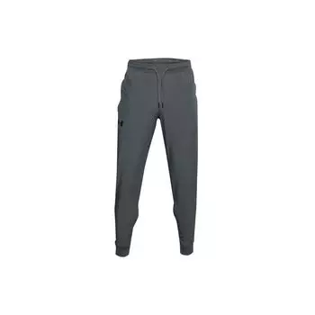 Under Armour Однотонные тренировочные брюки-джоггеры мужские, серые 1351089-012 S