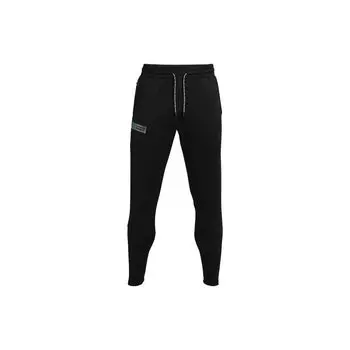 Under Armour однотонные тренировочные брюки мужские, черные 1361633-001 M