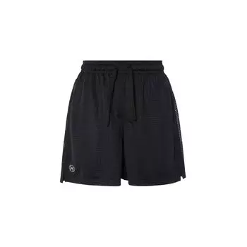 Under Armour Однотонные тренировочные сетчатые дышащие шорты средней талии повседневные мужские шорты черные 1383355-001 XL