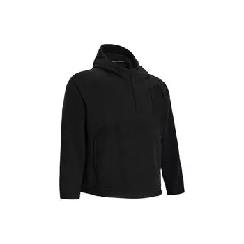 Under Armour Однотонный флисовый свитер с капюшоном, мужская толстовка, черный цвет 1378981-001 M