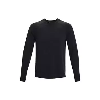 Under Armour Однотонный мужской свитер с круглым вырезом, черный 1373684-001 S