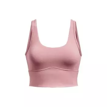 Under Armour однотонный повседневный спортивный бюстгальтер U-образной формы для йоги и фитнеса, женское нижнее белье, серый, розовый 1373924-676 XS