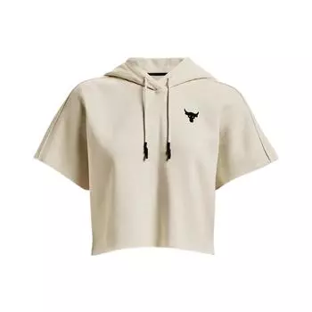 Under Armour Однотонный пуловер с капюшоном для женщин, топы цвета лайм-белый 1371370-279 L