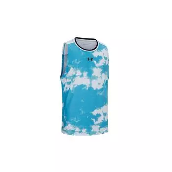 Under Armour Однотонный свободный тренировочный жилет для бега и баскетбола унисекс светло-голубой 24500105-438 M