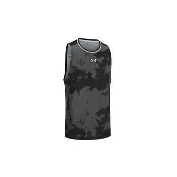 Under Armour Однотонный свободный тренировочный жилет для бега и баскетбола унисекс, черный 24500105-001 L