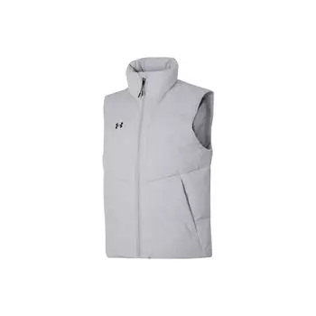 Under Armour Однотонный жилет-стойка для бега на открытом воздухе, повседневный жилет унисекс, серый 23600803-009 L