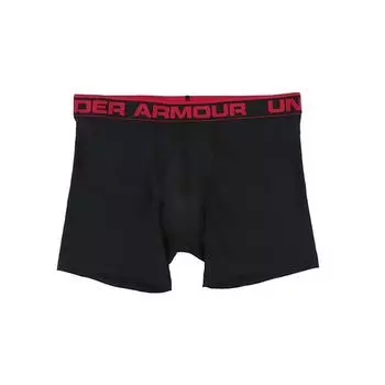 Under Armour Original Boxerjock 6 Inch Boxer Briefs Men Underwear Black 1277238-001 S