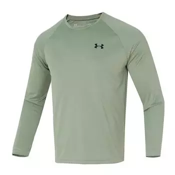 Under Armour Outdoor Fashion Crew Neck Casual Long Sleeve Raglan Breathable T-Shirt Men Tops Green 1327970-504 3XL