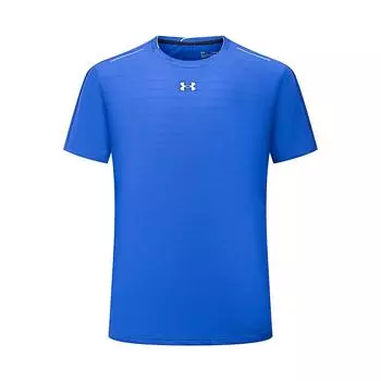 Under Armour Outdoor Running Workout Knit T-Shirt Unisex Tops Royal-Blue 22500509-400 S