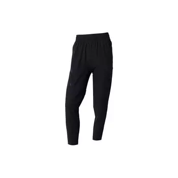 Under Armour Outdoor Solid Color Elastic Waist Mid Rise Casual Pants Women bottoms Black 1371314-001 M