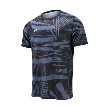 Under Armour Outdoor Sports Series Training Running Fitness Quick-Dry Loose Short Sleeve T-Shirt Men Tops Night-Black 25500516-001 S