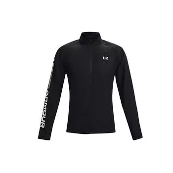 Under Armour Outrun The Rain II Повседневная спортивная куртка с воротником на молнии и длинными рукавами Мужская куртка черная 1369342-001 L