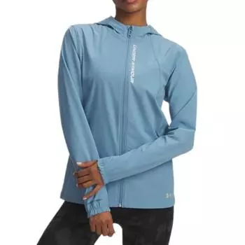 Under Armour Outrun The Storm Comfortable Versatile Simple Fashion Waterproof Breathable Durable Jacket Women jackets 1377043-418 XL