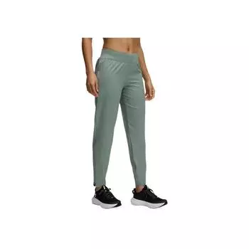 Under Armour OutRunStorm Удобные Модные Простые Универсальные Однотонные Спортивные Длинные Брюки Женские низы Силиконовый-Зеленый 1377042-348 XL