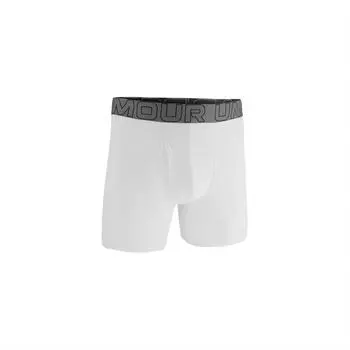 Under Armour Performance Boxer Jock Comfortable Soft Breathable Elastic Underwear 3 Pack Men Underwear White 1387425-100 L