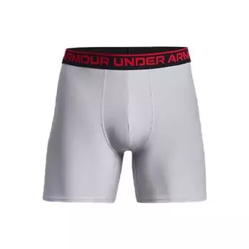 Under Armour Performance Boxerjock Logo Print Underwear Men underwear Gray 1361650-011 M