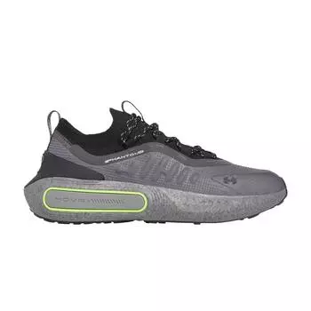 Under Armour Phantom 4 Reflect - Castlerock Men Sneakers Black Hyper-Green 3027672-025 40