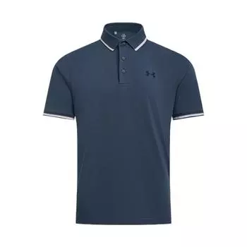 Under Armour Playoff 3.0 Stylish Comfortable Trendy Minimalist Sun Protection Short Sleeve Polo Shirt Men Polo Shirts Blue Gray 1388156-044 XL