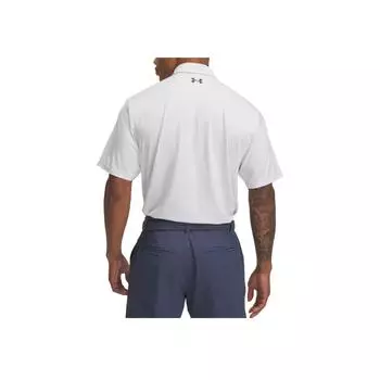 Under Armour Playoff Jacquard Fashion Simple Versatile Short Sleeve T-Shirt Men Tops White 1389846-114 XL