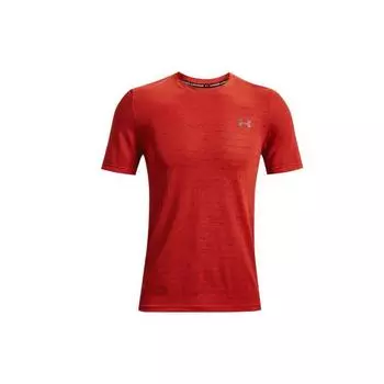 Under Armour Полосатая тренировочная футболка мужская оранжевая 1361133-839 L